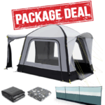 Kampa Dometic Cross Air TC Freistehende Van-Markise, Polycotton