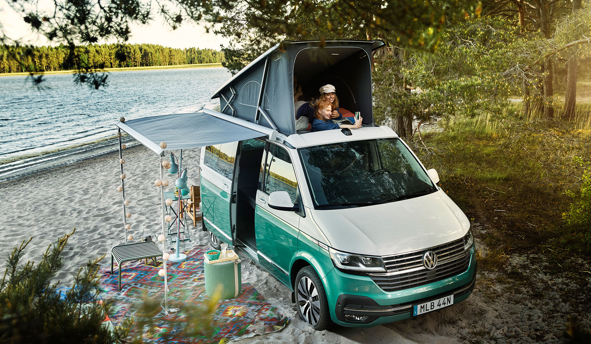 manuelles Dach 1 Thermoschutz aussen Schlaf- Aufstelldach VW Beach/Coast manuelles Dach – Bild 1